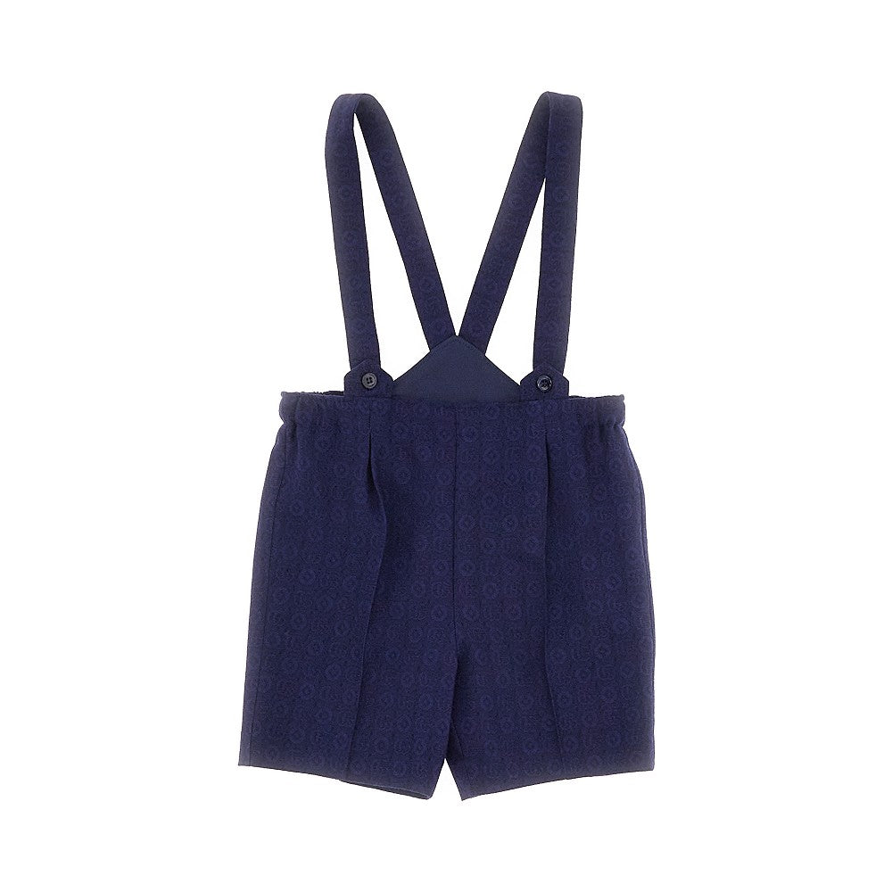 Jacquard Double G wool overalls