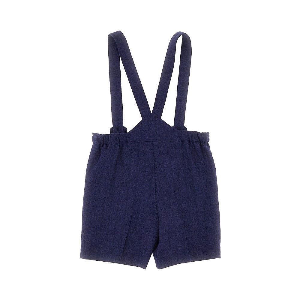 Jacquard Double G wool overalls