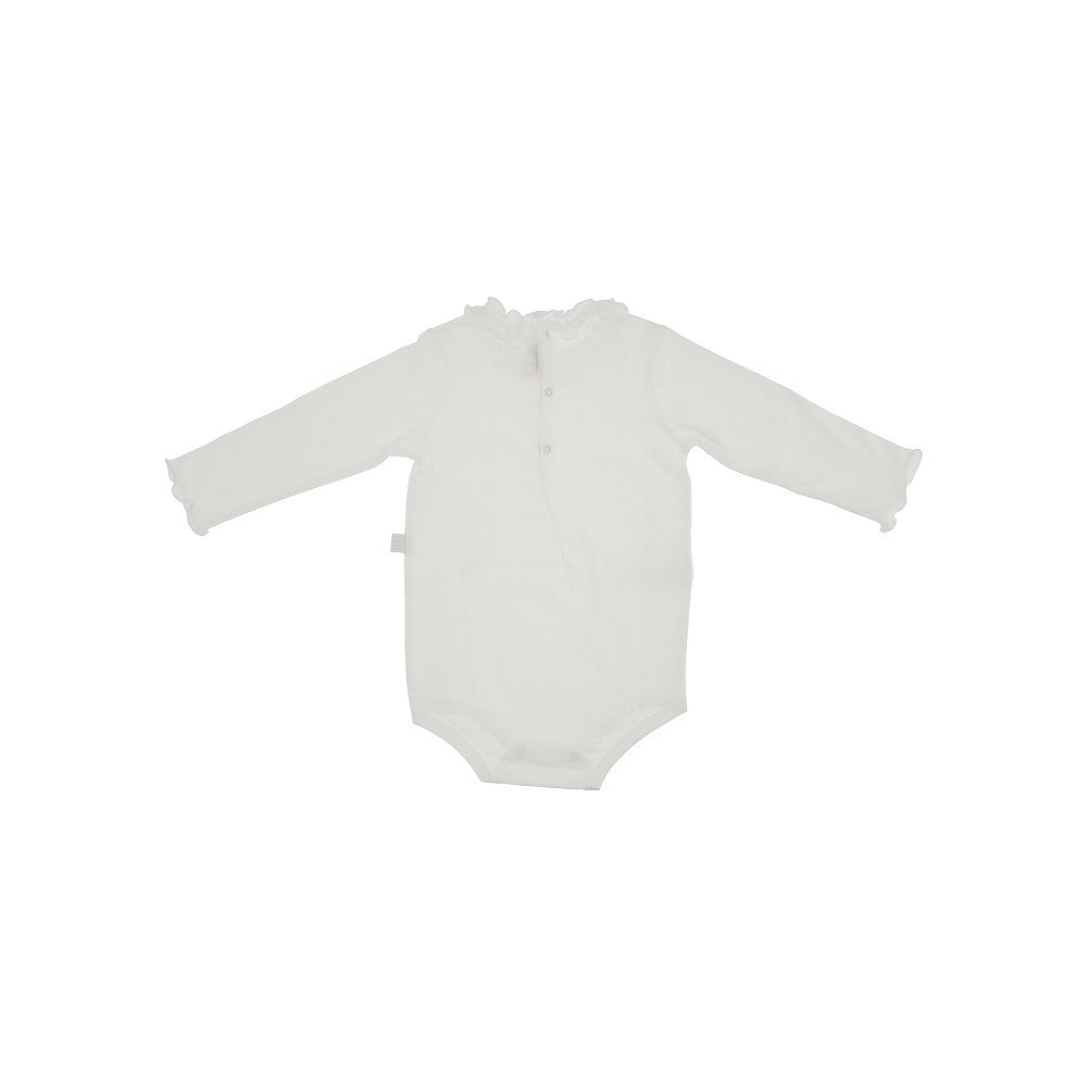 Body in cotone con ruches