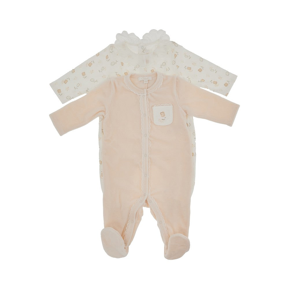 Set regalo due pezzi per neonata