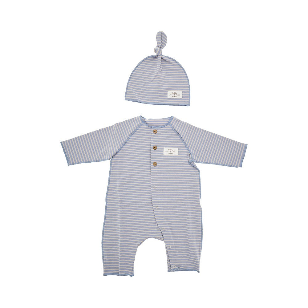Tutina in jersey con cappellino