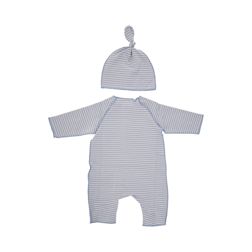 Tutina in jersey con cappellino