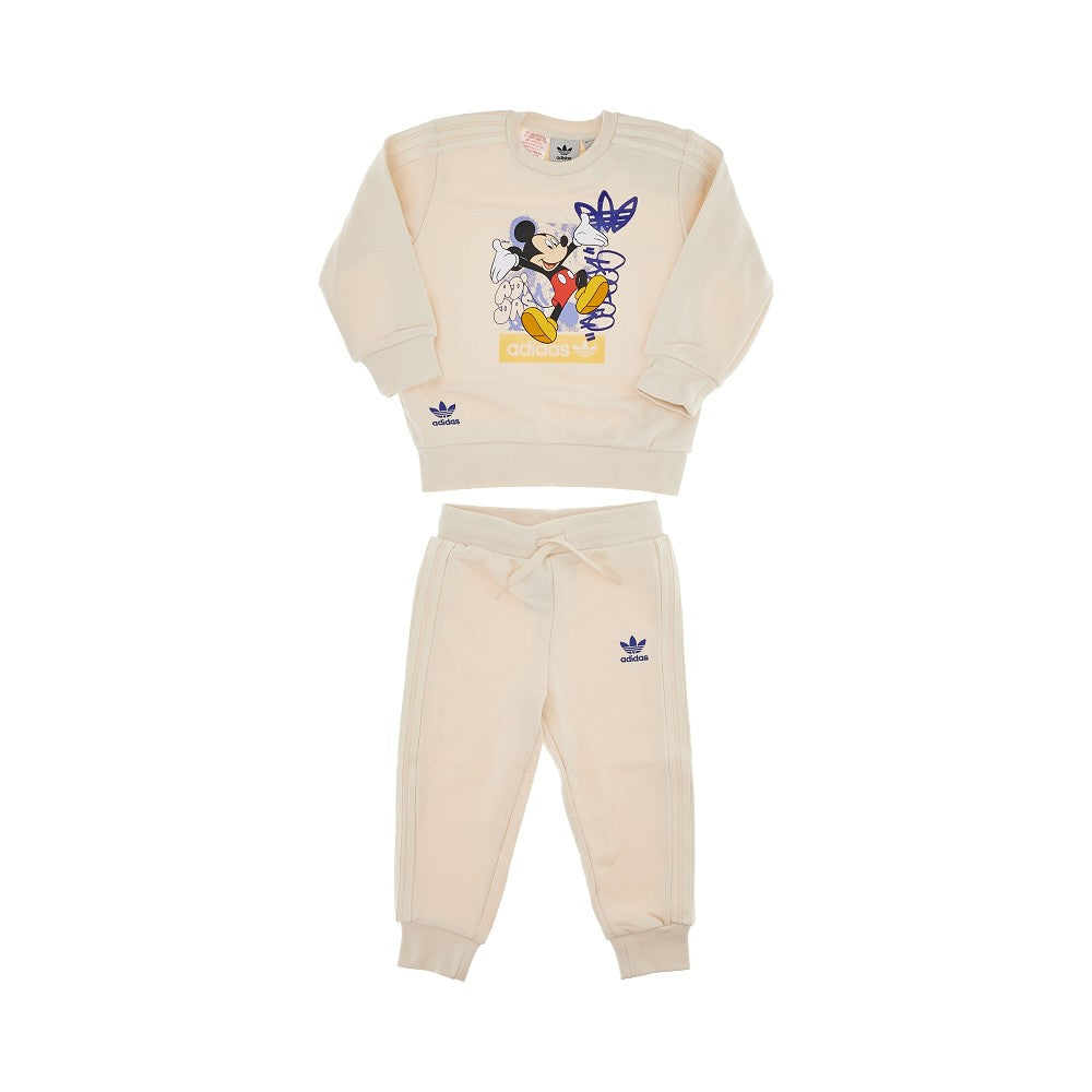 Set due pezzi in felpa con stampa Disney
