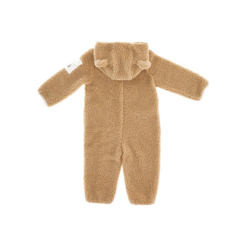Teddy effect fleece rompers