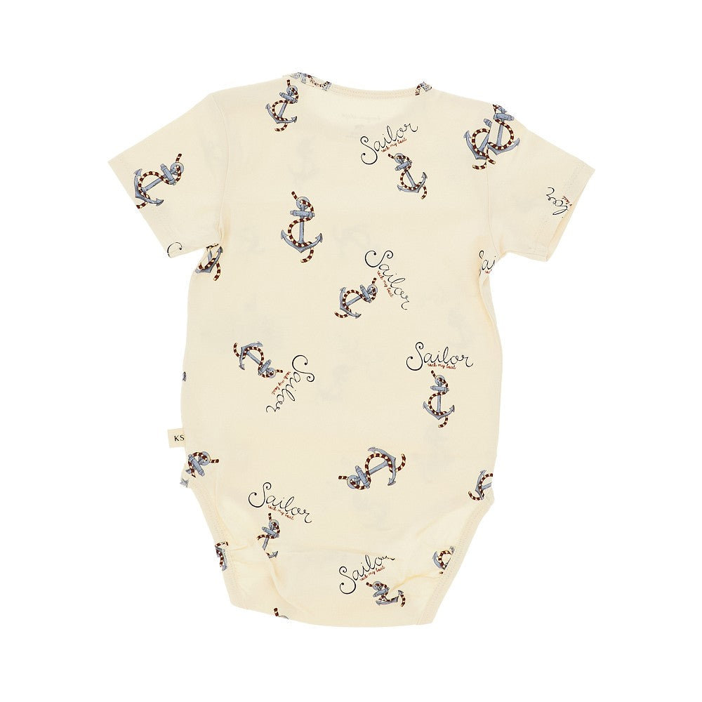 Body in cotone organico 'Rock my boat'