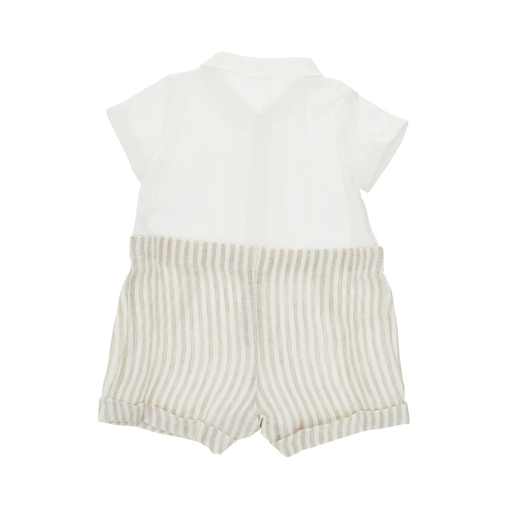 Linen romper suit