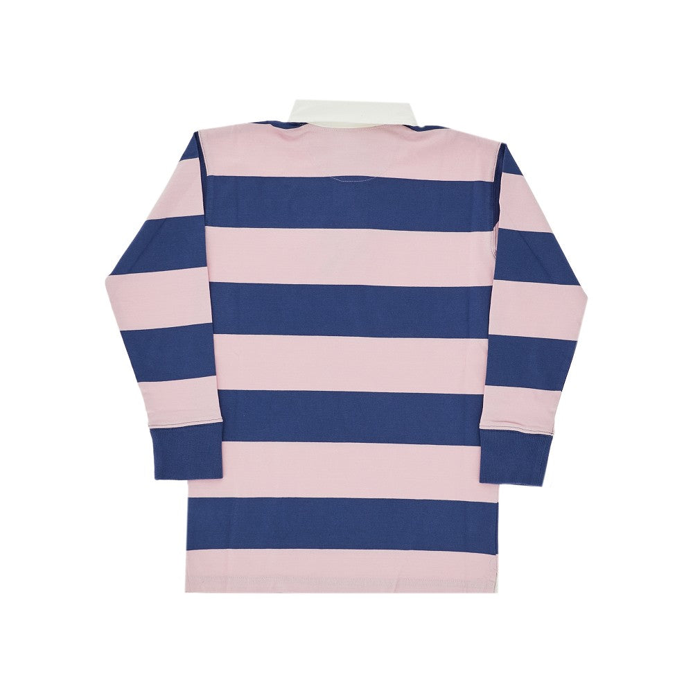 Abitino a polo in jersey a righe