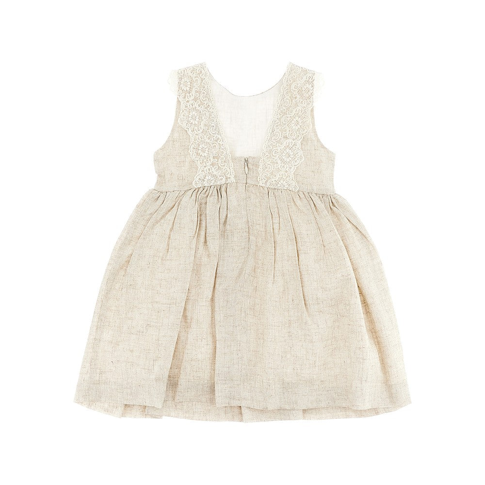 Mini abito con dettagli in pizzo