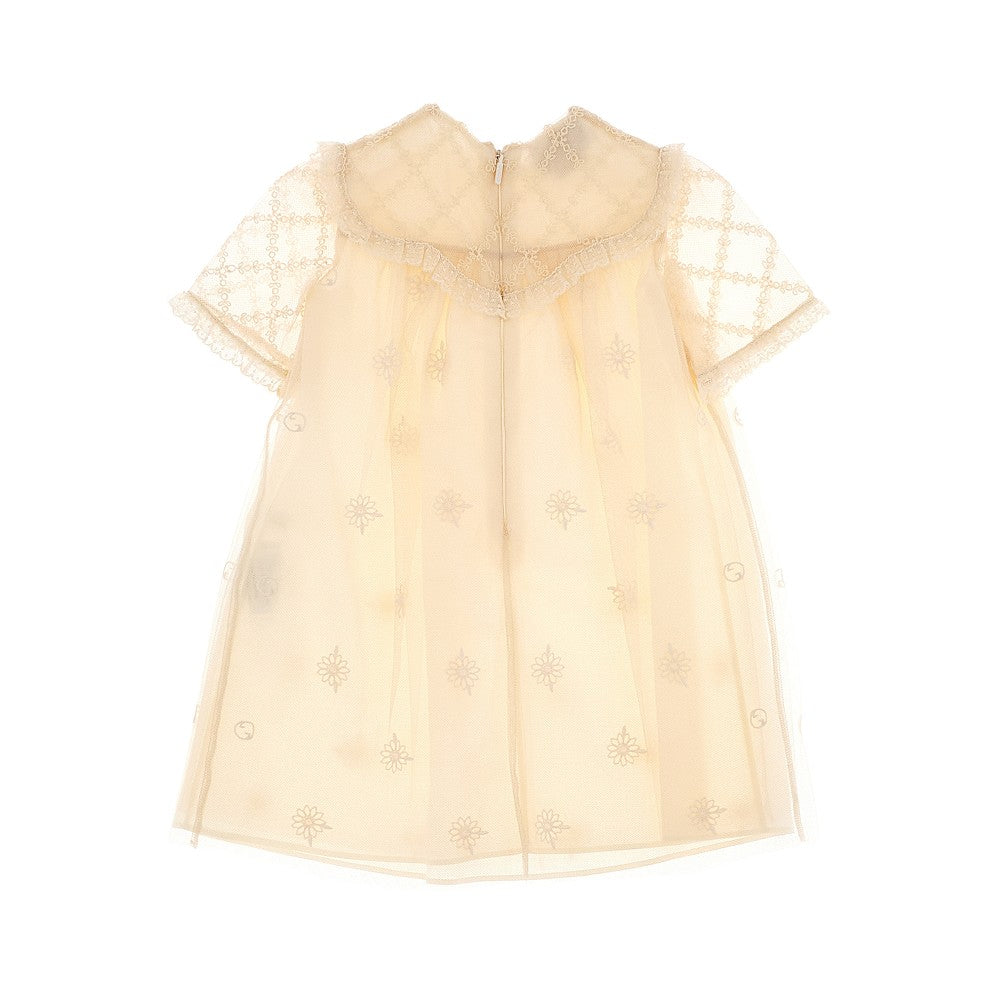 Abitino in tulle ricamato