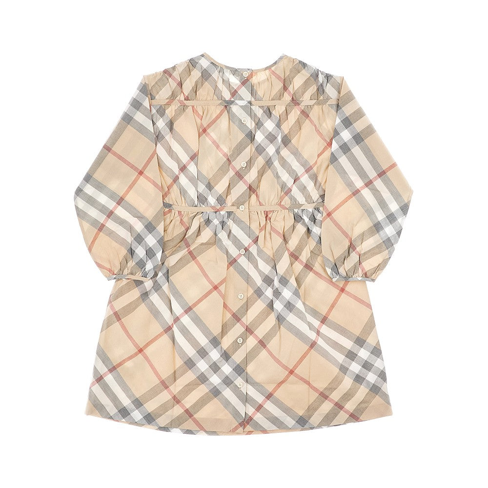 Check cotton dress