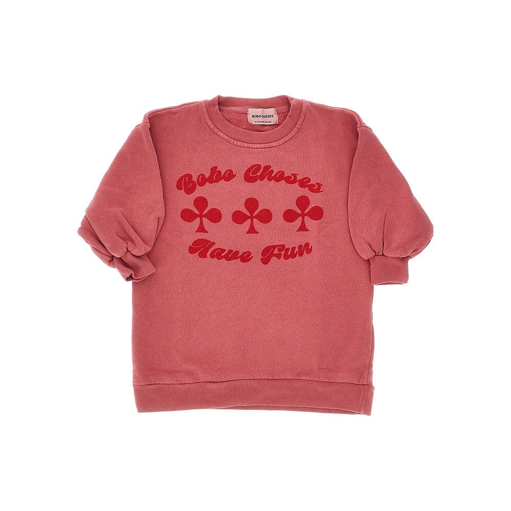 Mini abito felpa 'Have Fun'