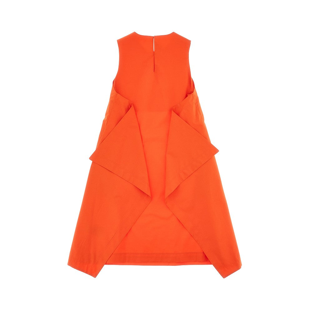 'FENDI ROMA' embroidery poplin mini dress
