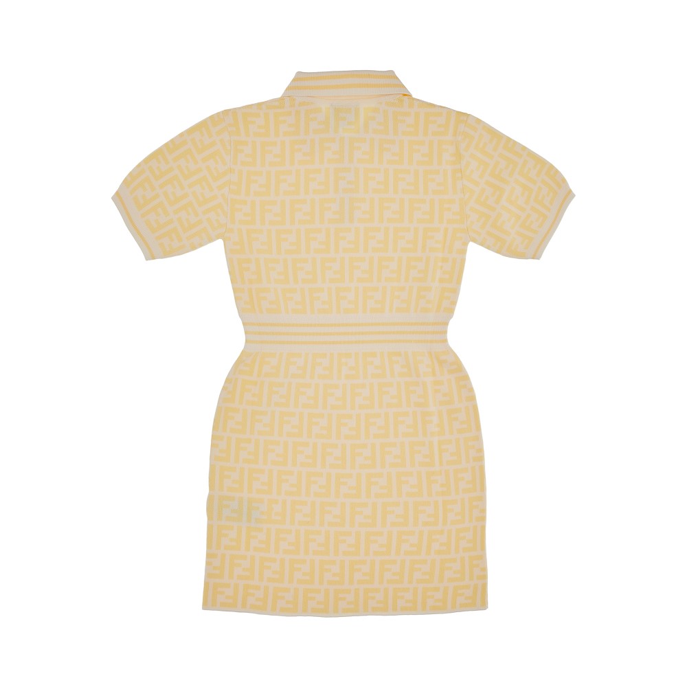 FF jacquard knit mini dress