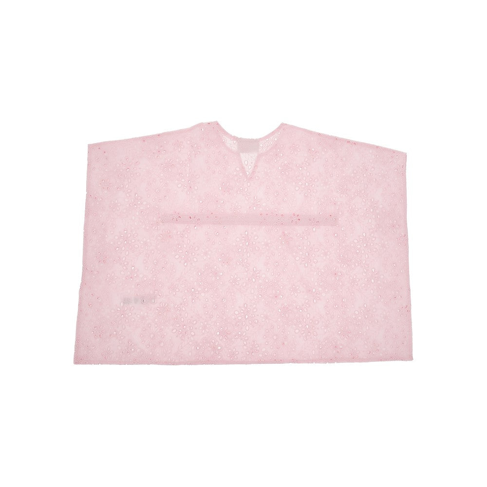 Broderie anglaise kaftan mini dress