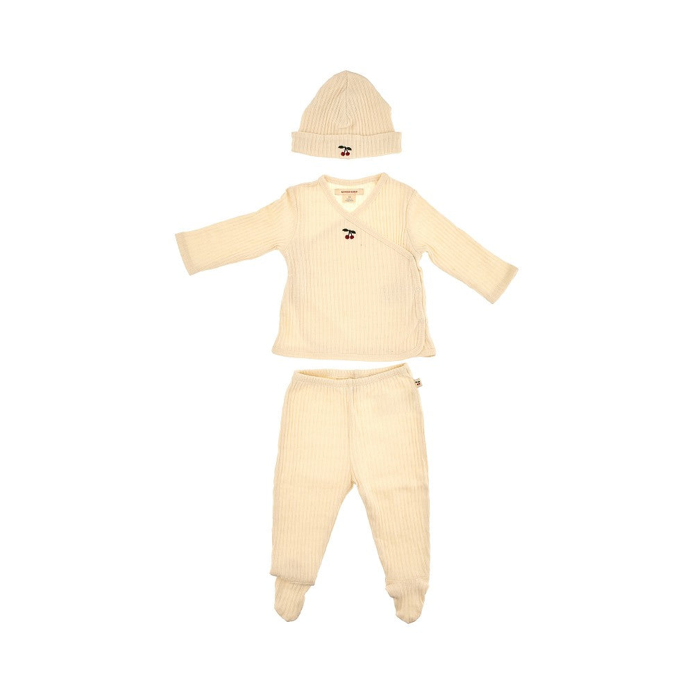 Set regalo neonata in misto cotone organico