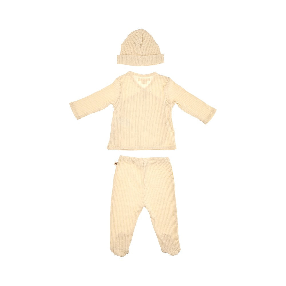 Set regalo neonata in misto cotone organico