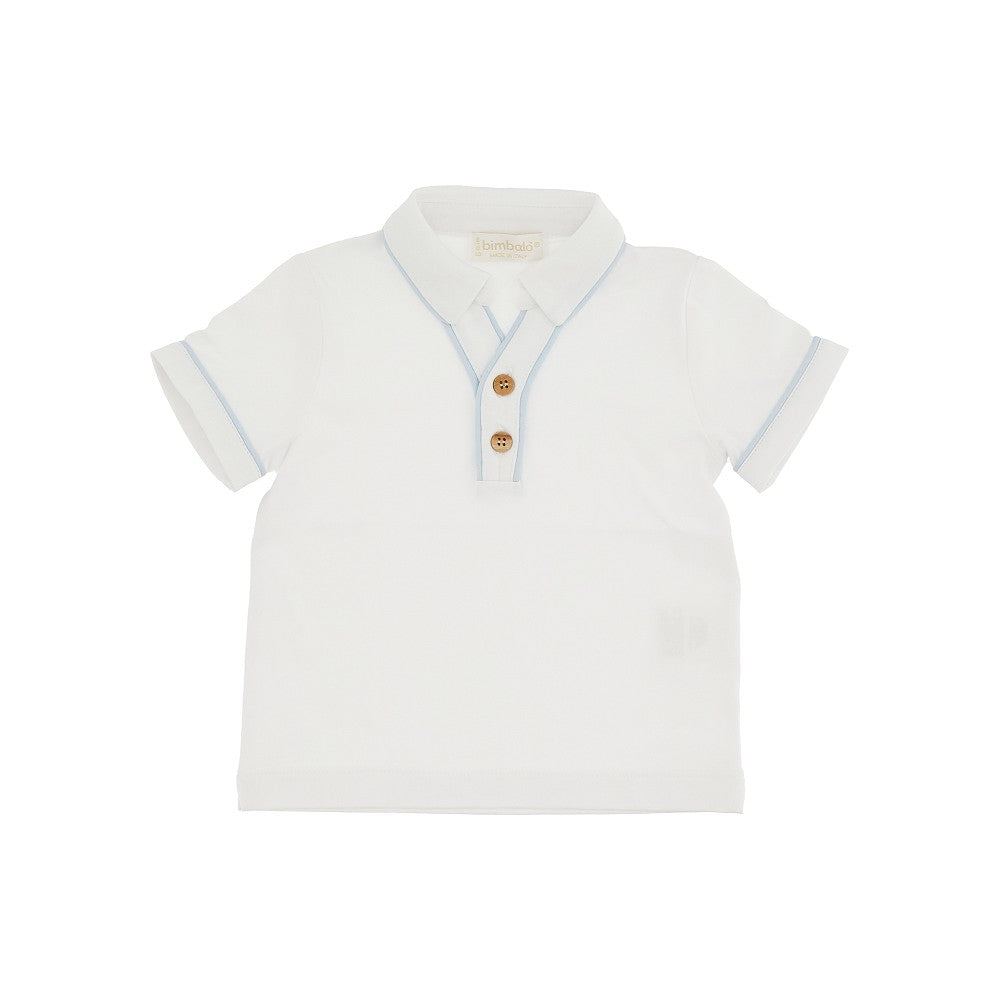 Polo a manica corta in jersey stretch