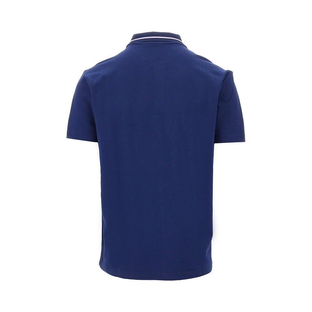 EA7 stretch piquet polo shirt
