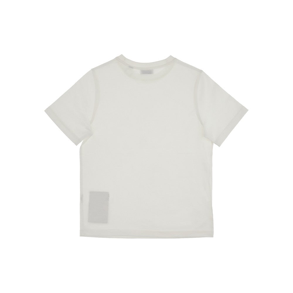 T-shirt con patch Check