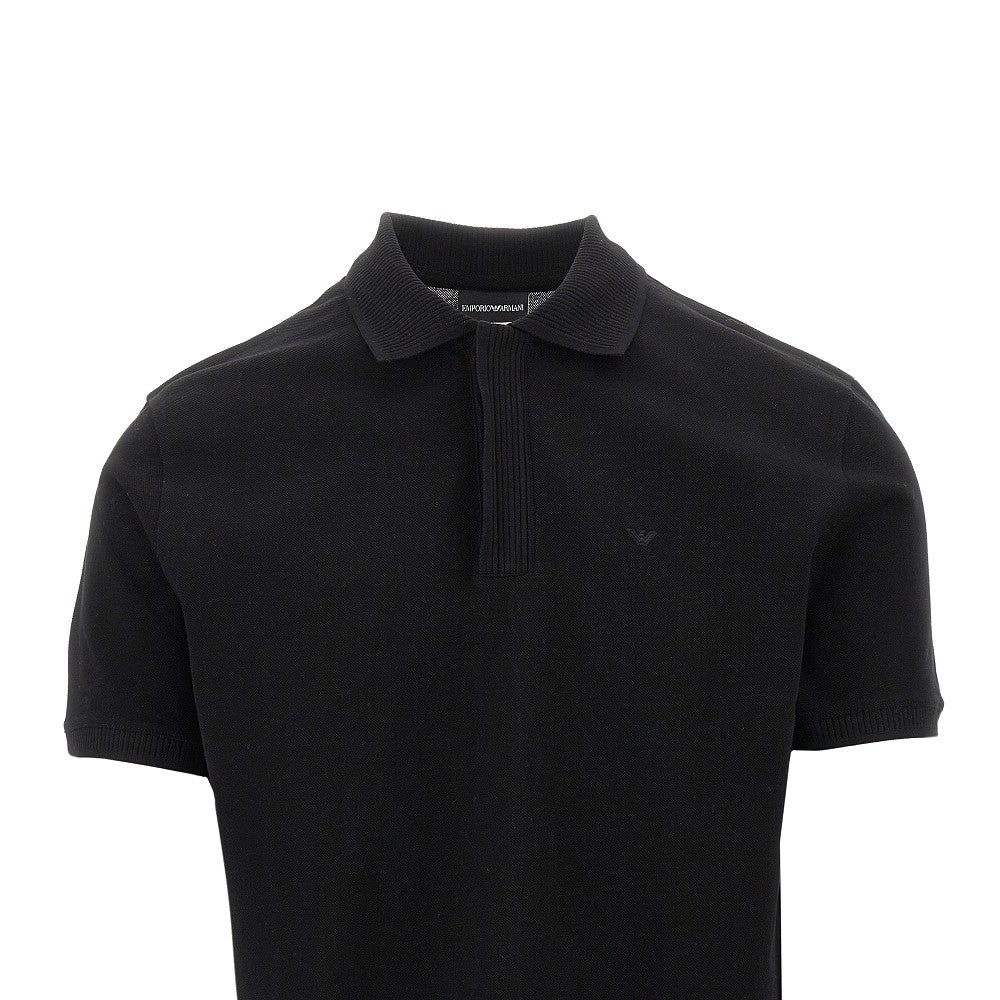 Polo in piquet con ricamo Eagle