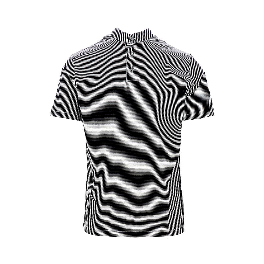 ASV polo shirt with mandarin collar