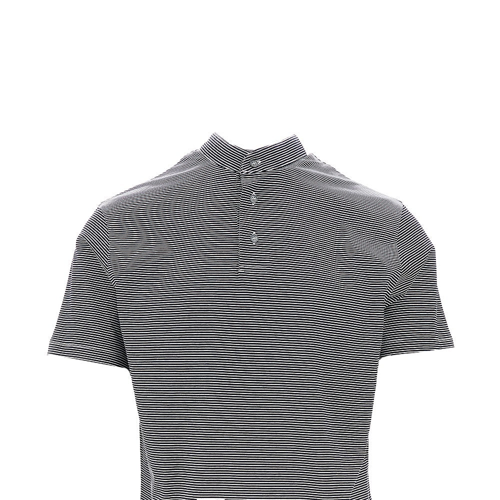 ASV polo shirt with mandarin collar