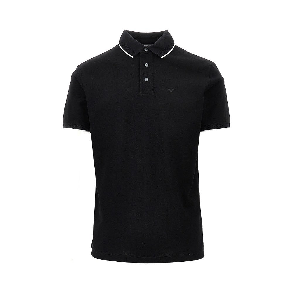 Polo in piquet con ricamo Eagle