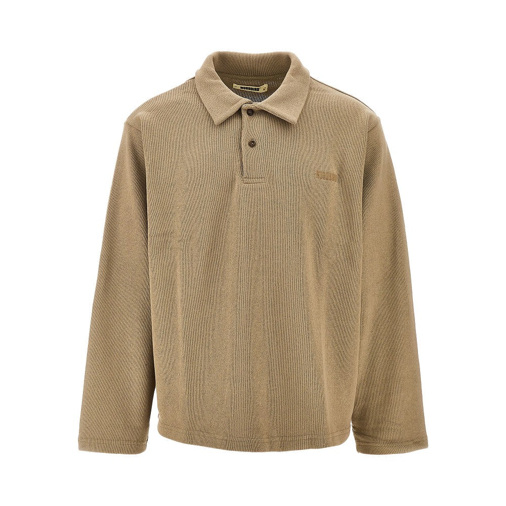 Knitted Polo shirt with logo embroidery