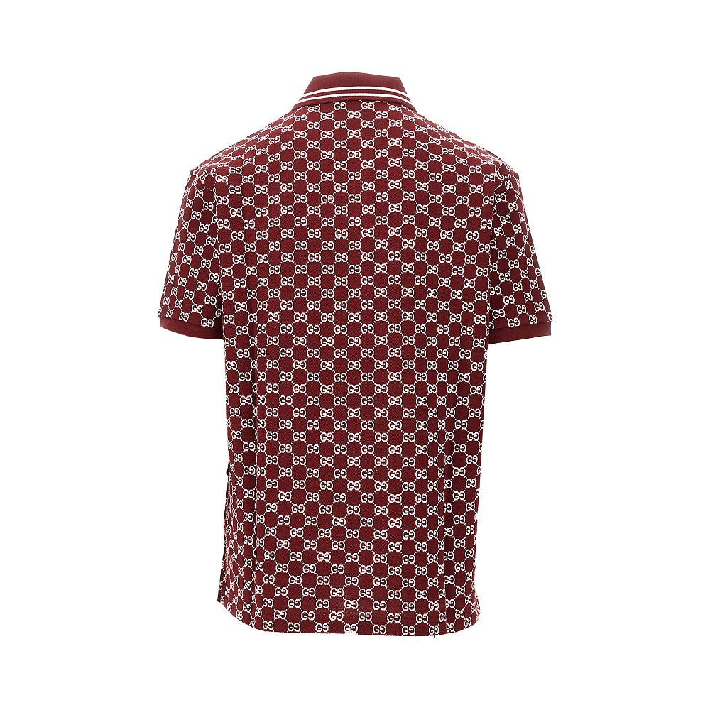 Polo in piquet GG jacquard