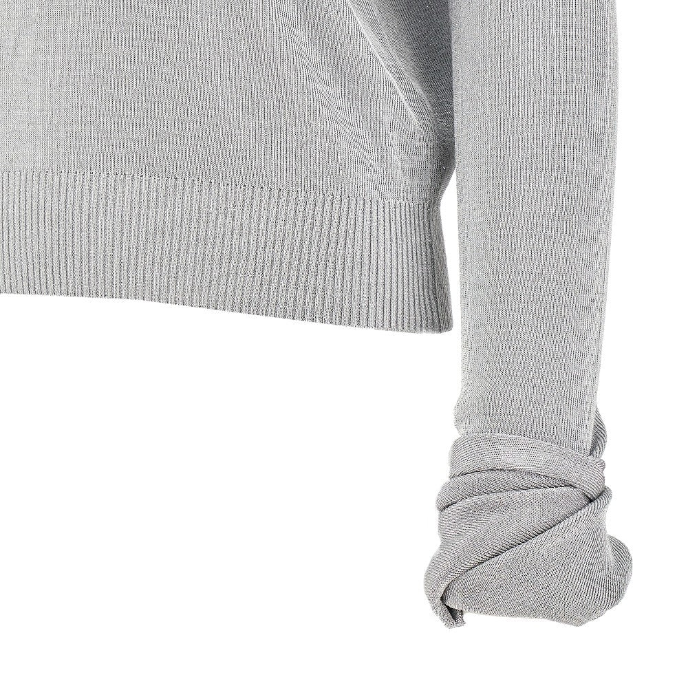 Metallized viscose polo shirt