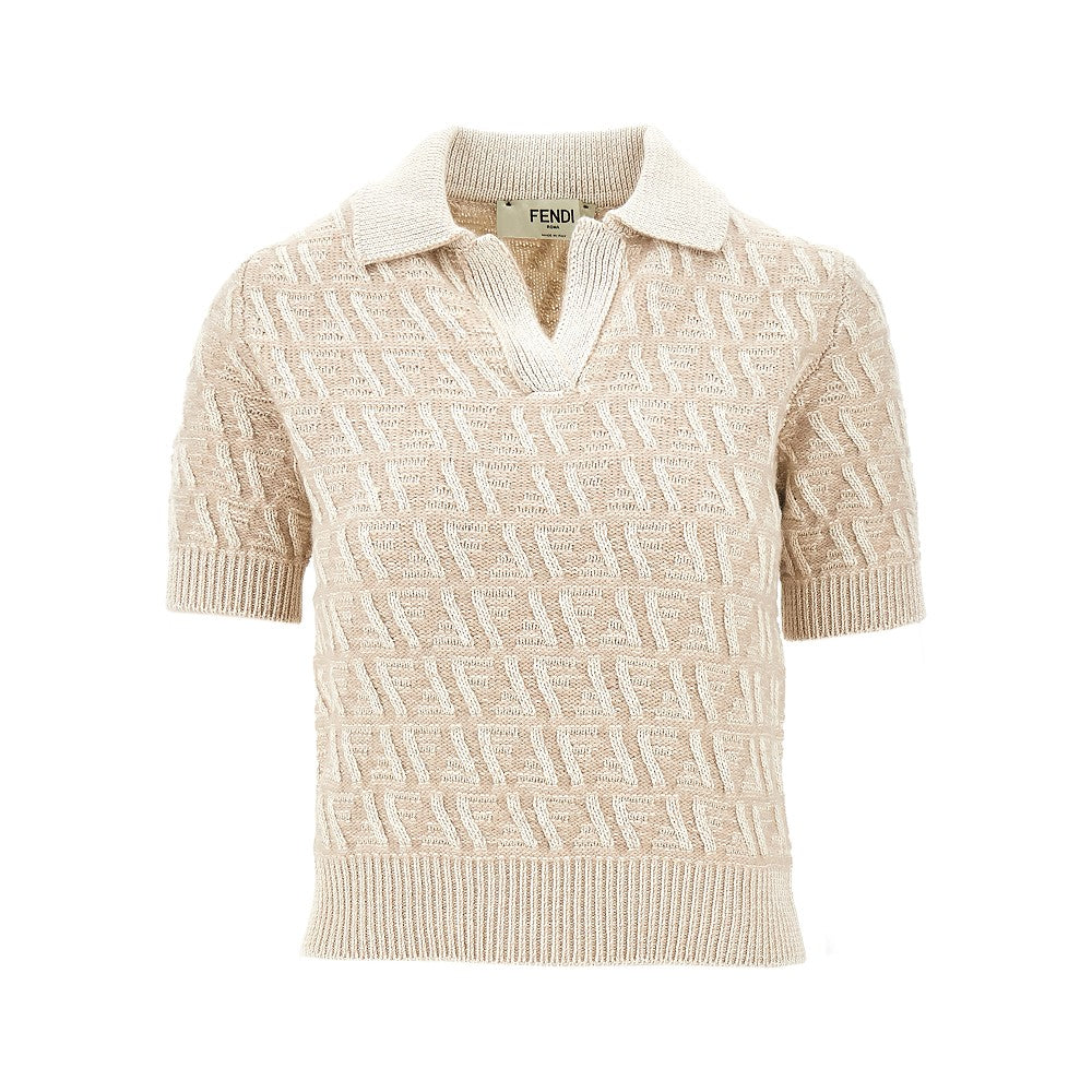 Polo in maglia FF