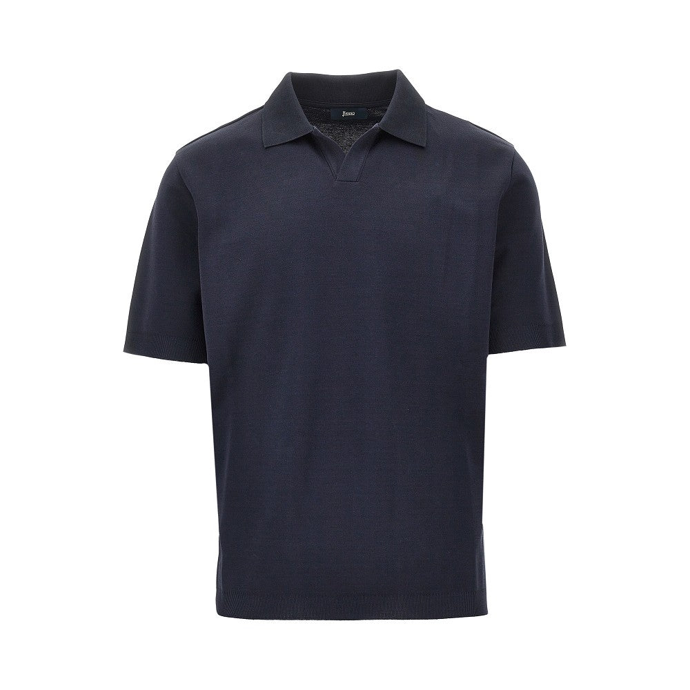 Cotton knit polo shirt HERNO – RBoutique
