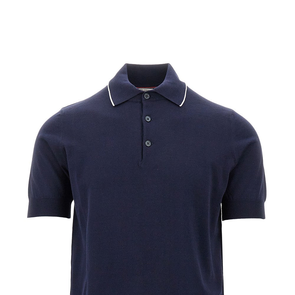 Polo in maglia di cotone