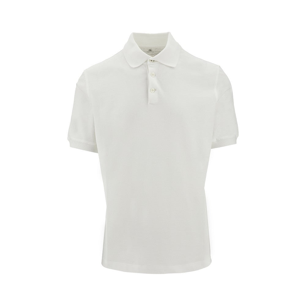 Cotton piquet polo shirt