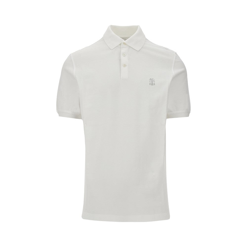Cotton piquet polo shirt