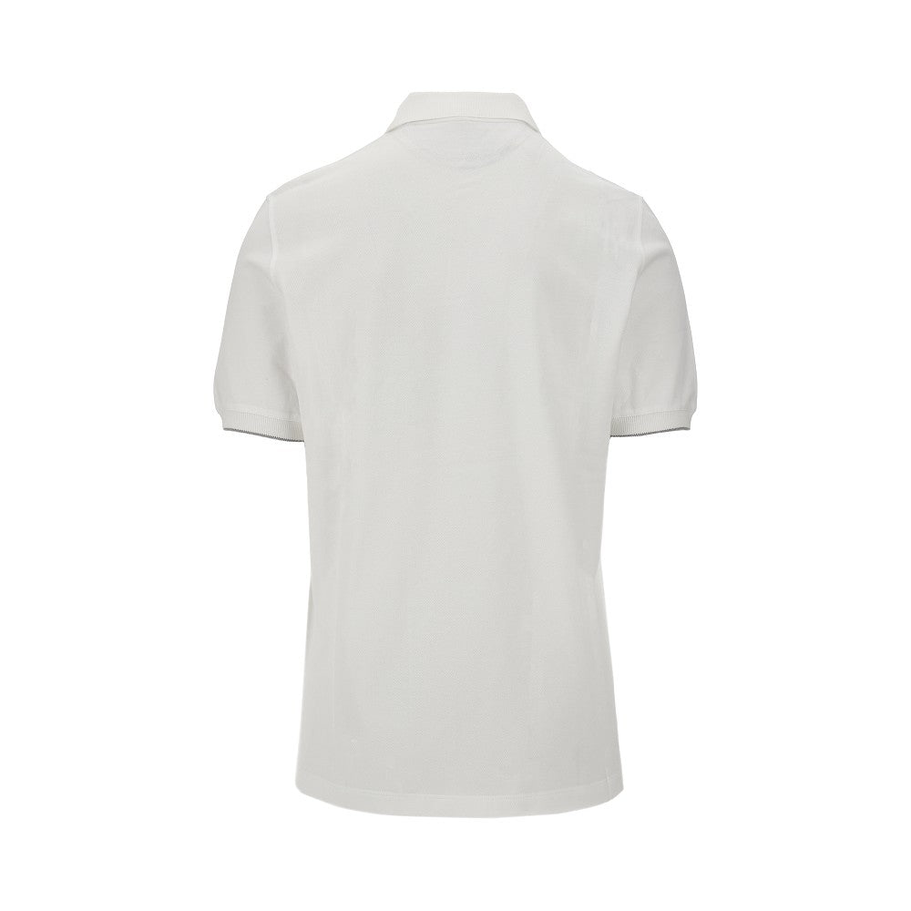 Cotton piquet polo shirt