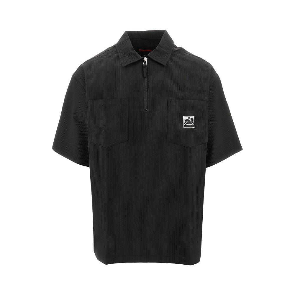 'Electron' zip polo