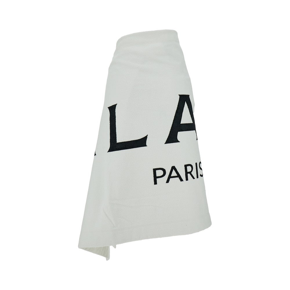 Terry towel skirt with logo