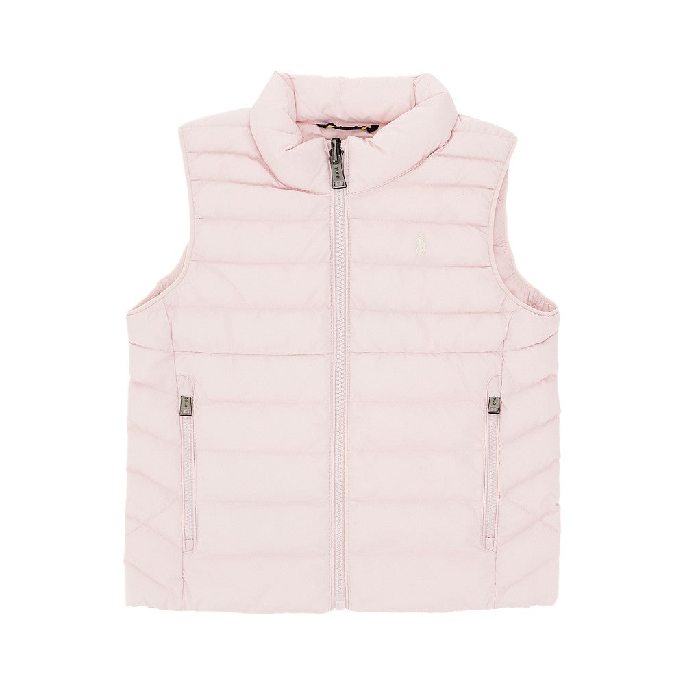 Padded recycled nylon vest