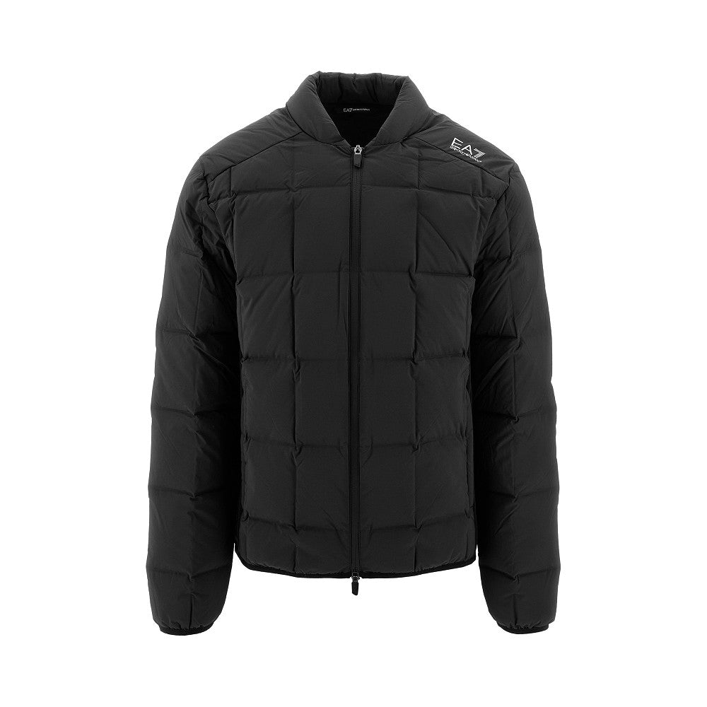 Stretch technical fabric down jacket