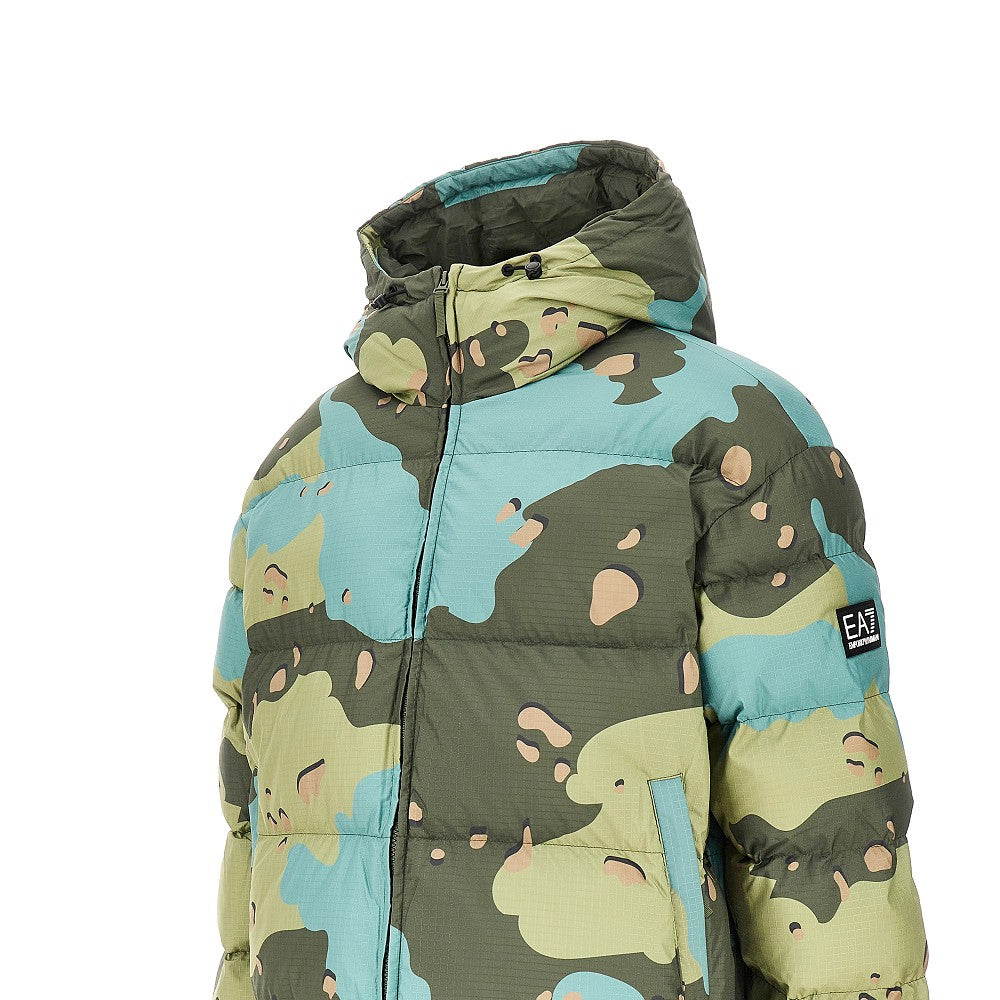Giacca imbottita in ripstop camouflage