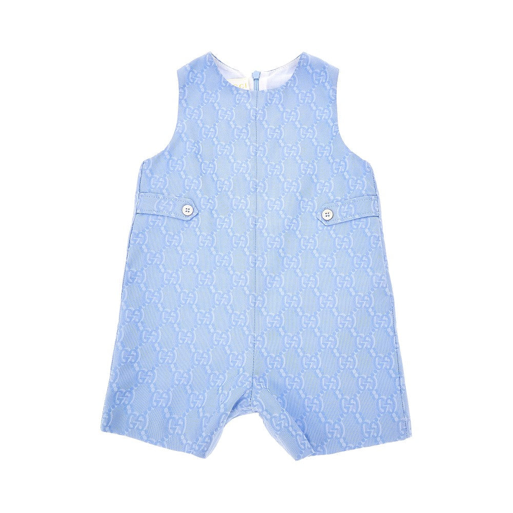 GG Shadow jacquard cotton overalls