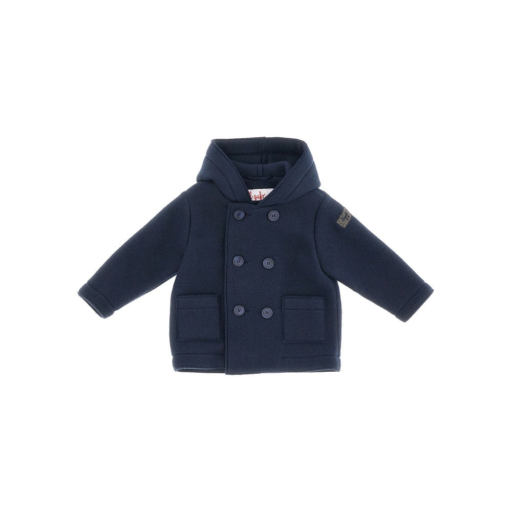 Cappotto doppiopetto in morbido feltro
