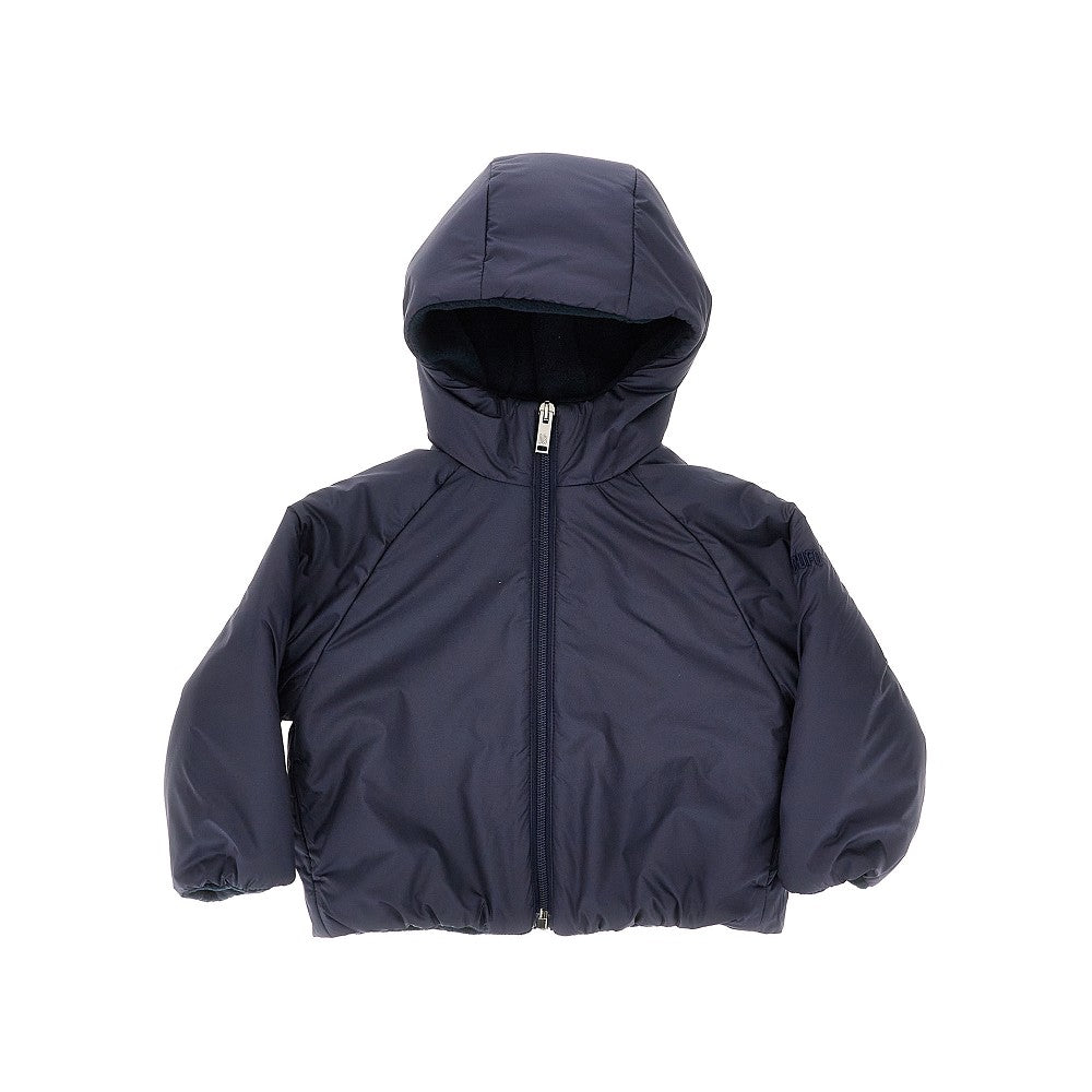Nylon jacket with hood