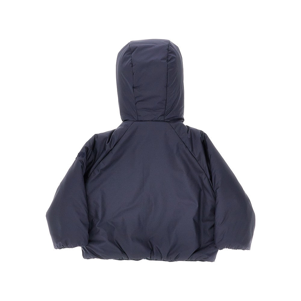 Nylon jacket with hood