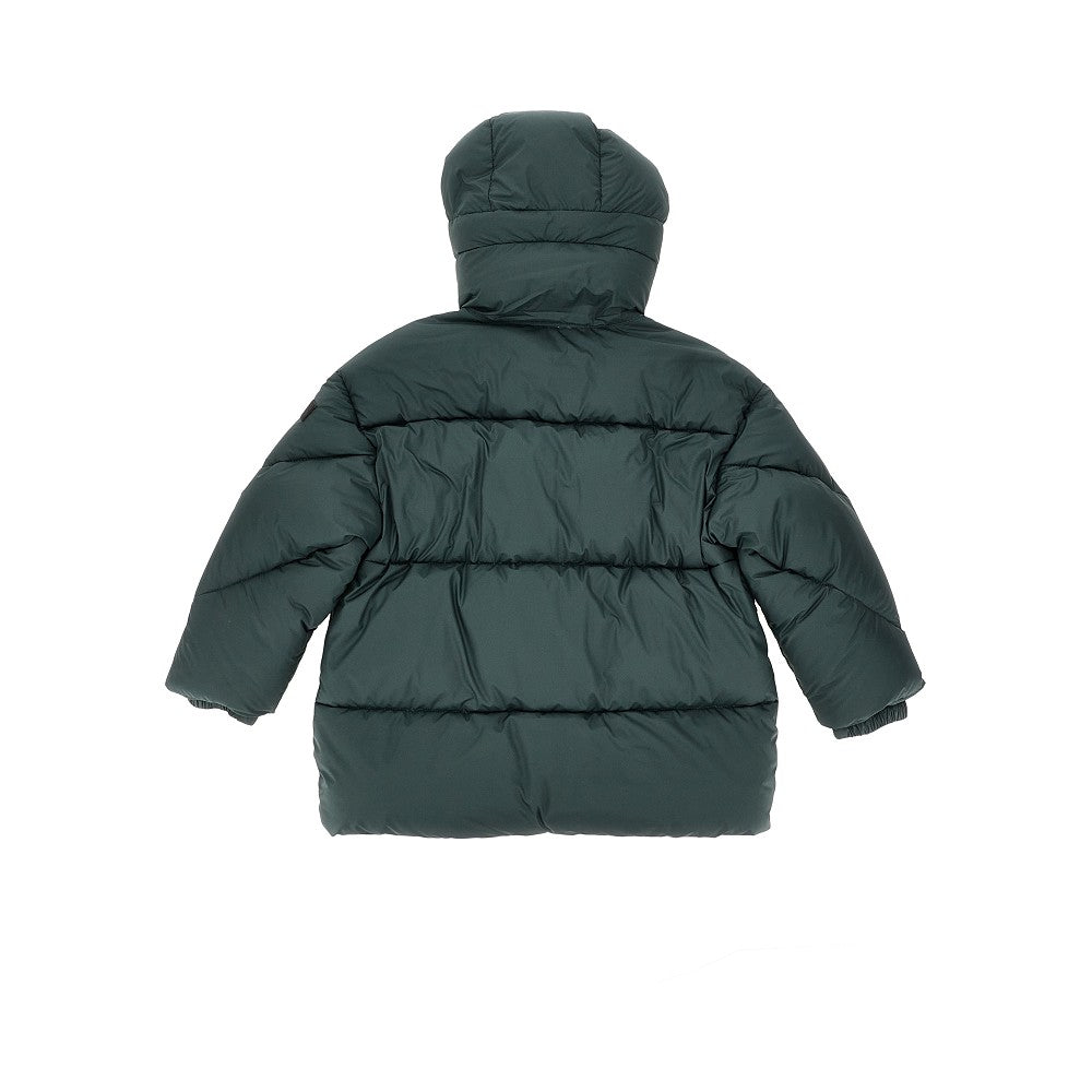 Piumino in nylon opaco con cappuccio