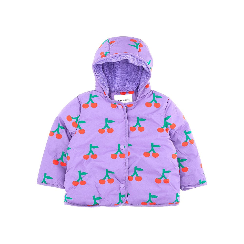 All-over Cherry padded anorak