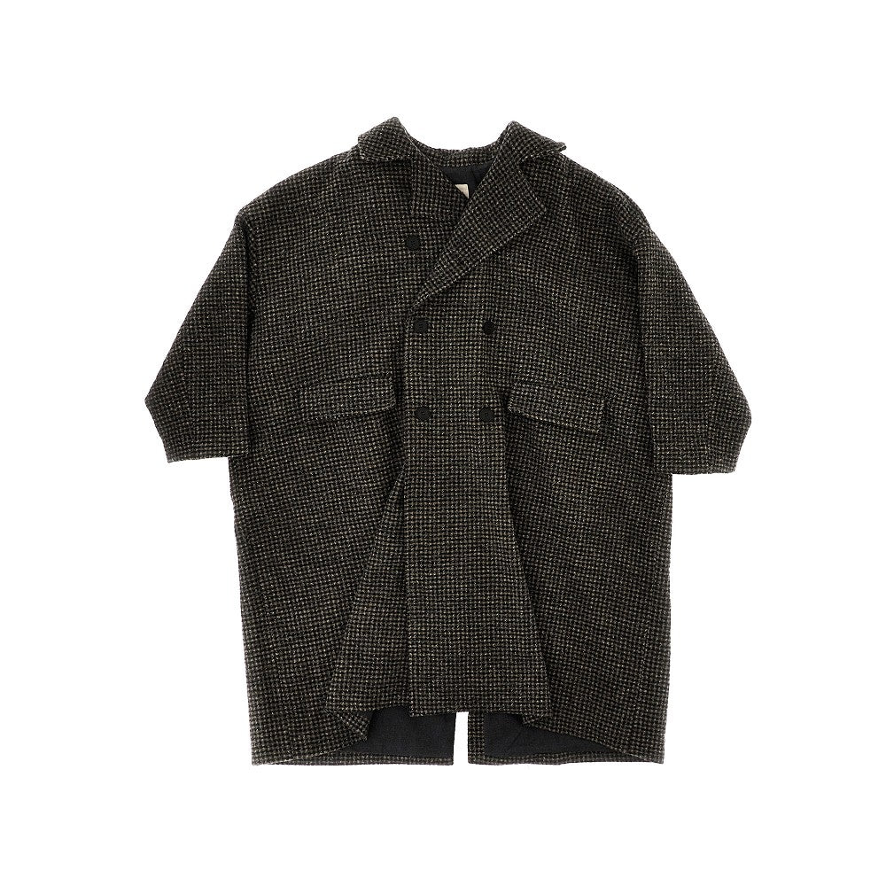 'Imandra' check wool coat