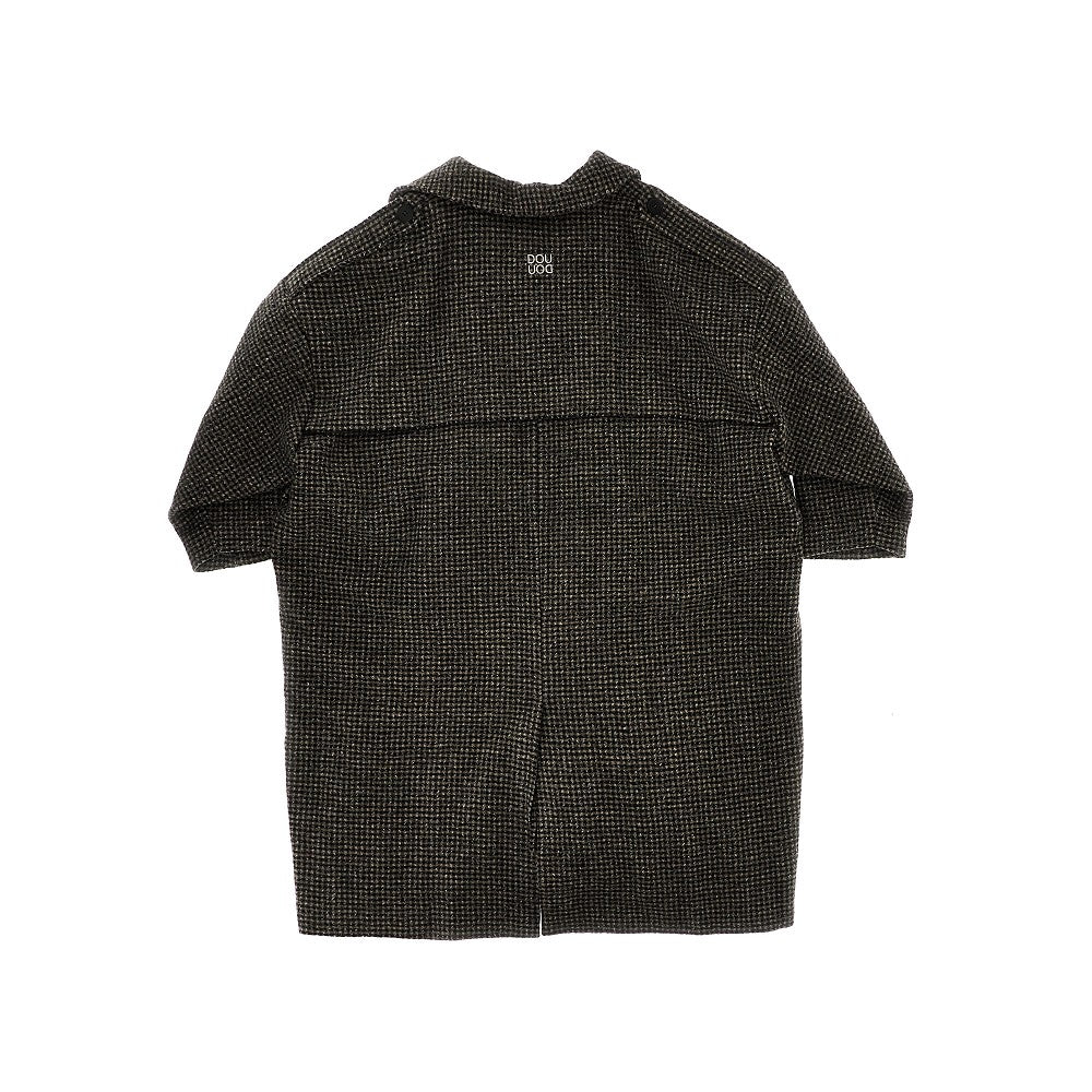 'Imandra' check wool coat