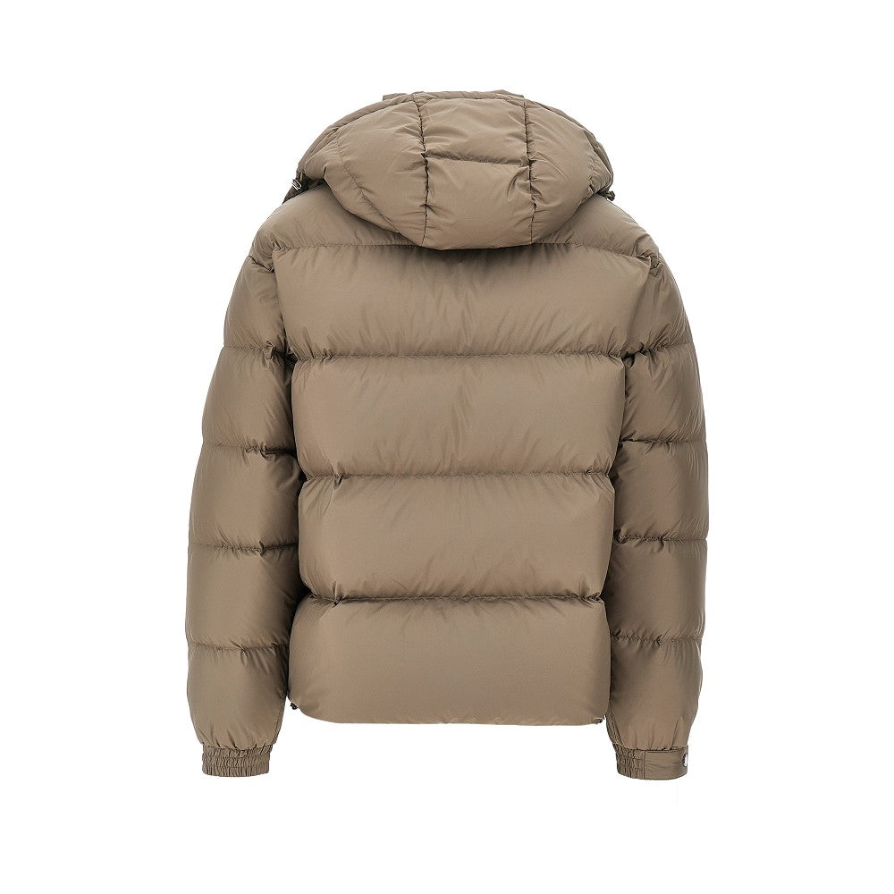 Ripstop nylon quilted downjacket